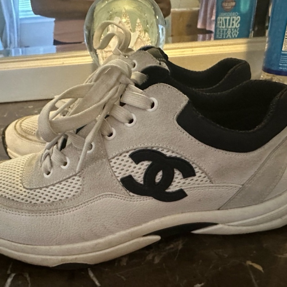 White sneakers